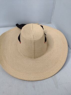 Rare 1940s-50s La Sultana Sombreros De Palma Hat